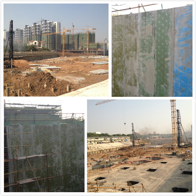 青龍防水卷材在江海碧桂園大量使用 江門(mén)防水